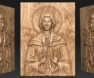 Holy Christina Relief 3D Model
