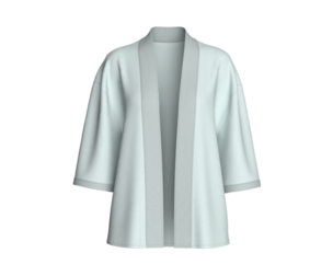 Girls Half-Sleeves Kimono Cardigan | Marvelous / Clo3d / obj / fbx