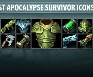 Post Apocalypse Survival Icons 11
