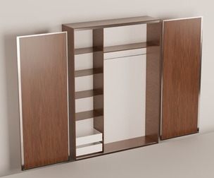 Sliding wardrobe 2 doors
