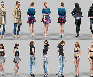 6 Realistic Female Characters Vol. 9