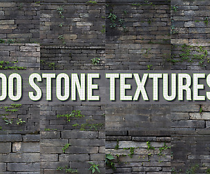 100 Aged Stacked Stone Texturepack