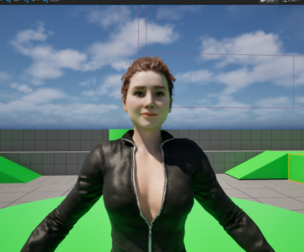 Female Secret Agent Character Fully Rigged with Blendshapes UE5 Project