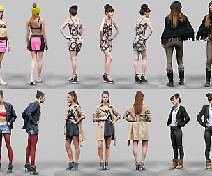 6 Realistic Female Characters Vol. 10