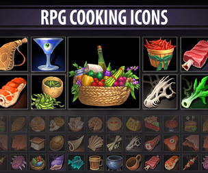 RPG Cooking Icons