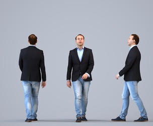 00030_Vincent004 Adult Caucasian male walking through office in transitional seasonal business