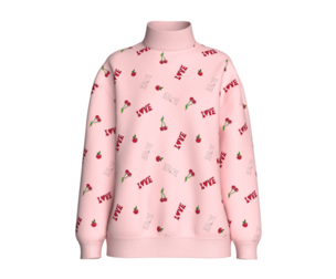 Girls All-Over Printed Oversized Sweatshirt | Marvelous / Clo3d / obj / fbx