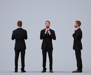 00075_Nash003 Adult Caucasian man standing in office wearing autumn or spring business attire