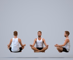 00077_Nash005 Adult Caucasian male exercising in athletic wear for sports visualization