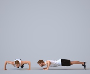 00077_Nash009b Adult Caucasian man exercising in contemporary fitness center with equipment