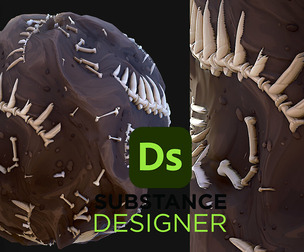 Stylized Ground with Bones