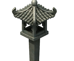 Ancient Chinese - stone street lights