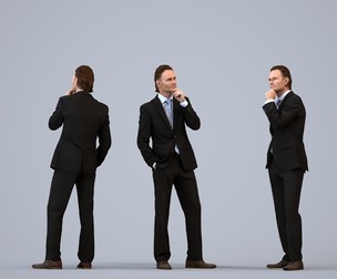 00082_Chris002 Adult Caucasian male standing in office wearing transitional seasonal business attire
