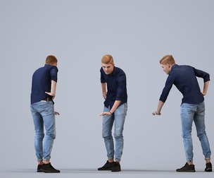 00083_Ewoud008 Adult Caucasian man leaning casually in public space, autumn or spring attire