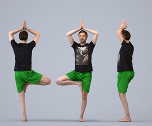 00107_Floris004 Adult Caucasian man exercising in sports facility wearing athletic apparel