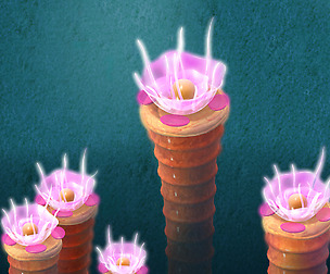 rine cartoon world - Dragon Palace insect column
