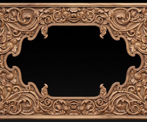 Classic Ornamental Frame Relief
