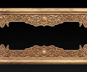 Classic Ornamental Frame Relief
