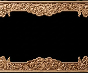 Classic Ornamental Frame Relief