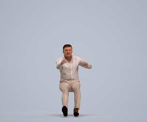 00195_Eliot010 Adult Caucasian man sitting in car driving, wearing casual summer clothing