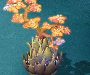 Submarine Cartoon World - Coral Salad Tree