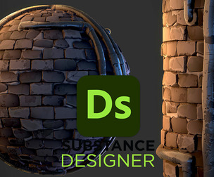 Stylized Bricks with Pipes