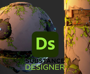 Stylized Sci-Fi Wall