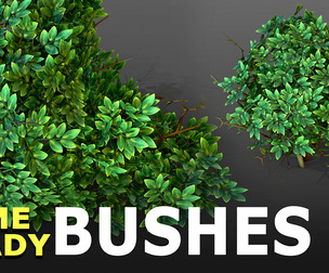 Game Ready Modular Bushes