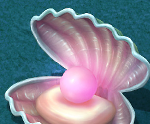 ubmarine cartoon world - watermelon pearl shells
