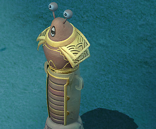 rine cartoon world - shrimp soldiers god pillars