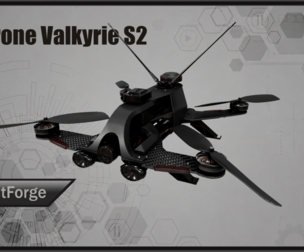 FPV Drone Valkyrie S2 – Military UAV (4K PBR, Game Ready)