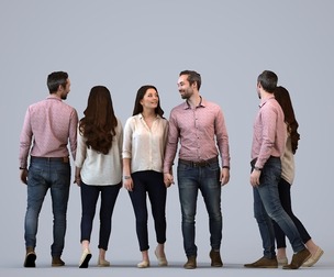 00254_Daud0005 Adult Caucasian adults walking together in casual autumn or spring attire