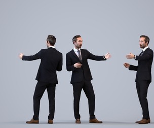 00256_Daud008 Adult Caucasian male presenting in office wearing transitional seasonal business