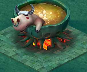 Cartoon version - Tauren oil pan bath