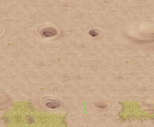 Cartoon version - desert whirlpool