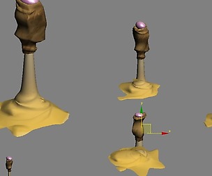 Cartoon version - sand funnel