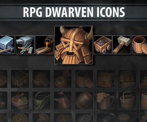 RPG Dwarven Icons