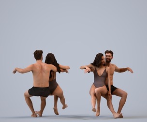 00270_Oliver009 Adult Caucasian adults sitting together bonding in public summer setting