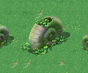 Cartoon version - Pacific snail stone - stool