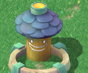 Cartoon version - small wave flower garden