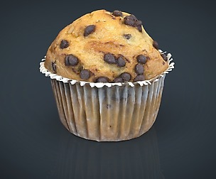 Chocolate chip cupcake