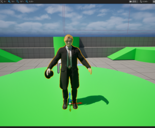 Male Gentleman Detective Character Fully Rigged with Blendshapes UE5 Project