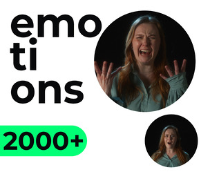2000+ Emotions & Character Acting Video/Photo Reference Pack