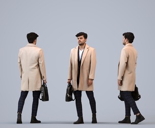 00298_Darren004 Adult Caucasian male walking through office in transitional seasonal business