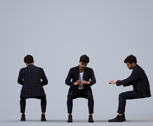 00298_Darren010 Adult Caucasian male sitting in office wearing autumn or spring business attire