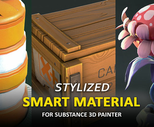 Stylized Smart Material 2.0 For Substance 3D Painter