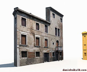 Building Facade 174 Low Poly