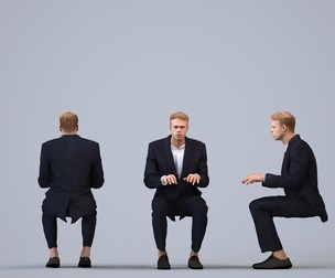 00324_Boris008 Adult Caucasian man sitting in office wearing transitional seasonal business attire