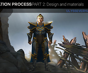 Illustration process part 2: Design and materials