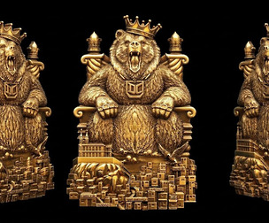 King Bear Throne 3D Model